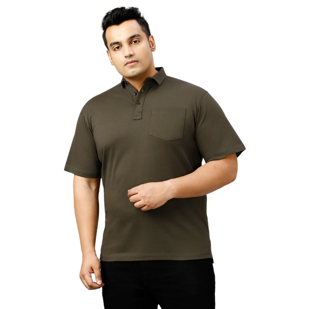 T-Shirt - Polo - Olive Green