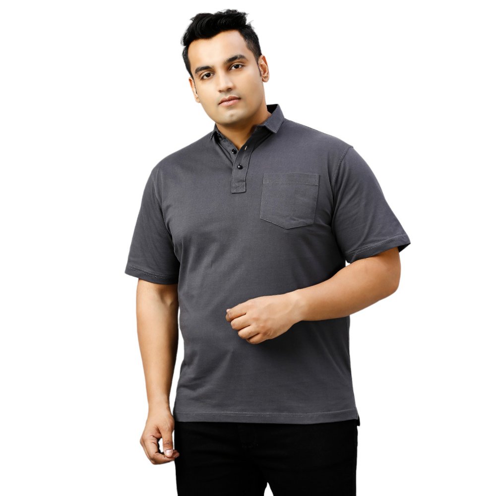T-Shirt - Polo - Dark Grey