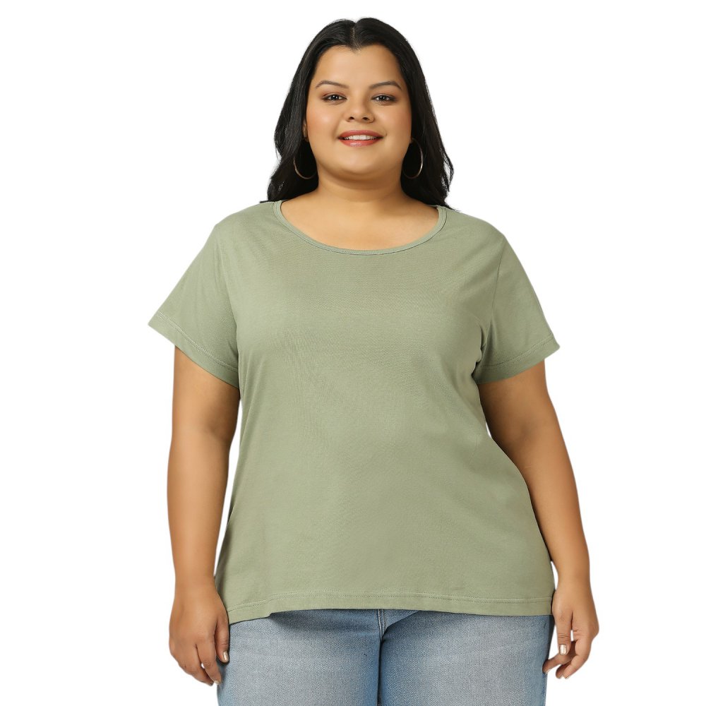 T-Shirt - Plain - Pista Green