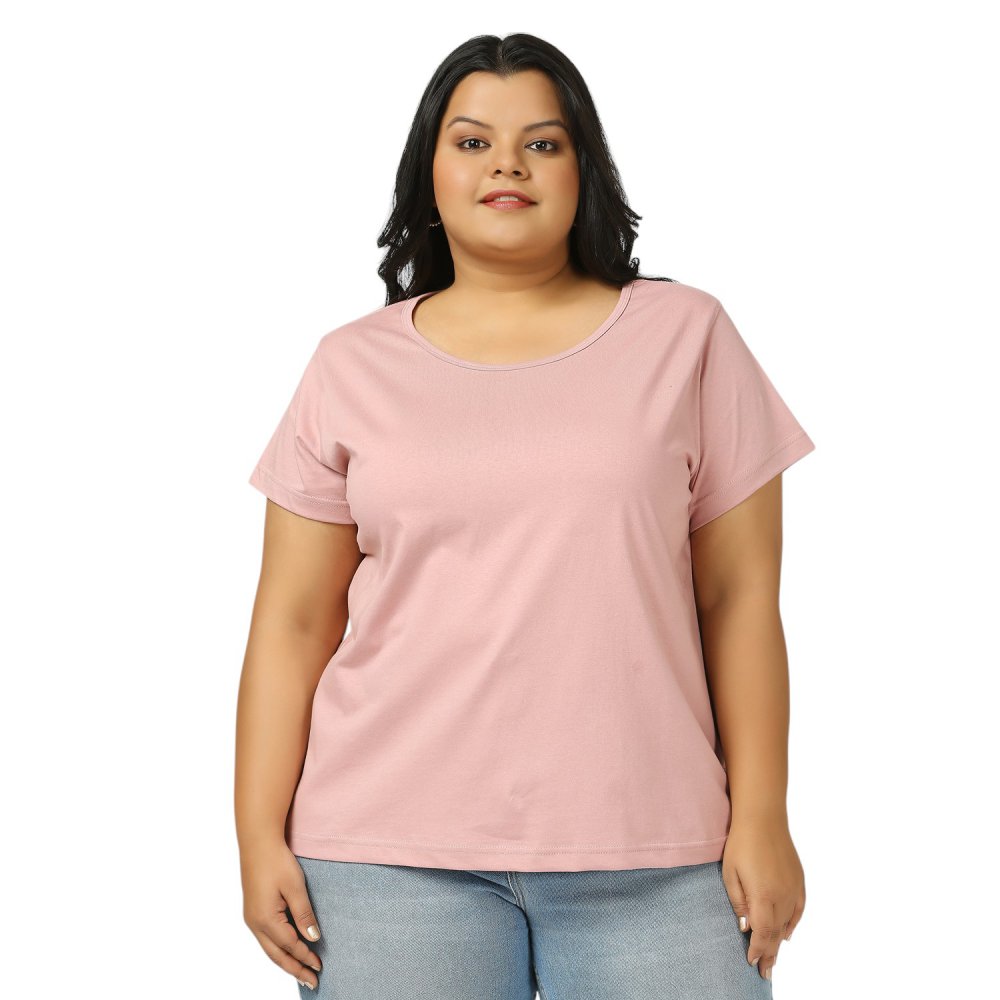 T-Shirt - Plain - Light Pink