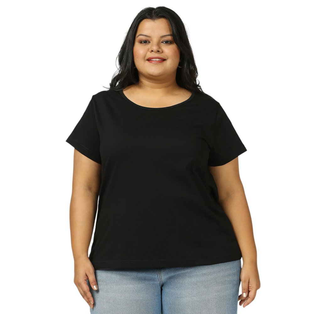 T-Shirt - Plain - Black