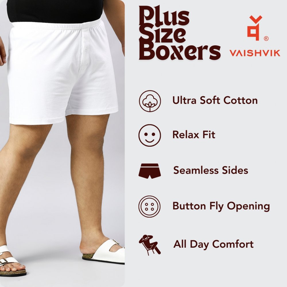 Boxer - Plain - White