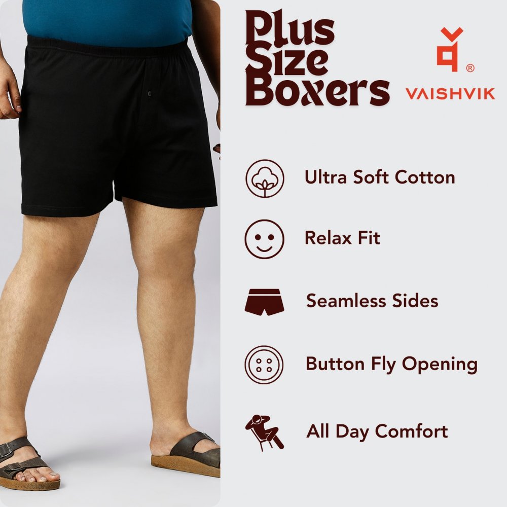 Boxer - Plain - Black