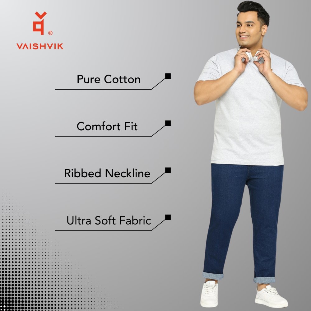 T-Shirt - Plain - Grey