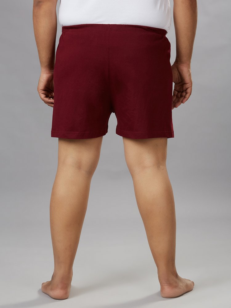 Boxer - Plain - Maroon