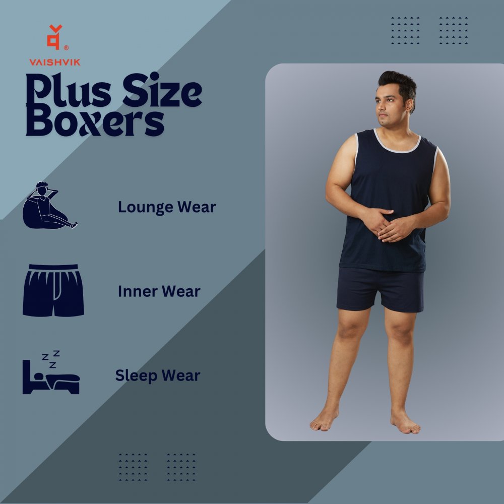 Boxer - Plain - Navy Blue