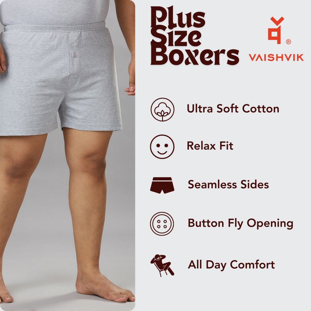 Boxer - Plain - Grey