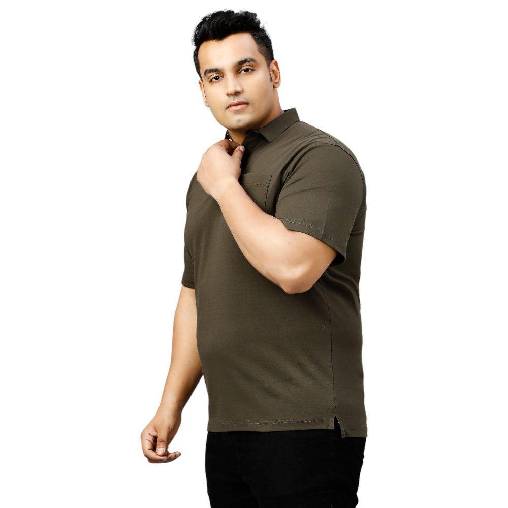 T-Shirt - Polo - Olive Green