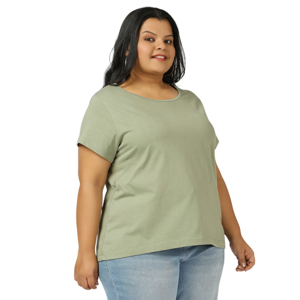 T-Shirt - Plain - Pista Green