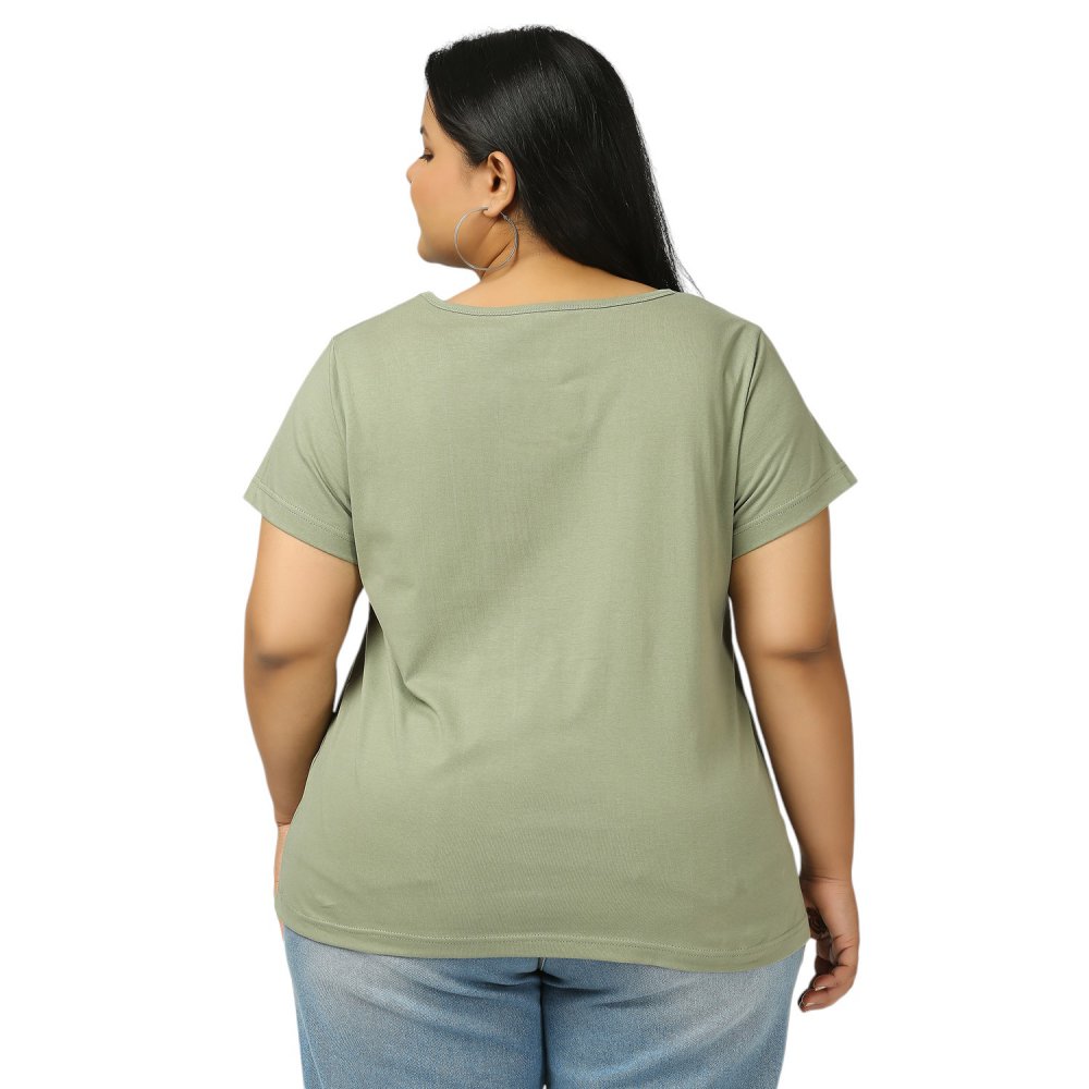 T-Shirt - Plain - Pista Green