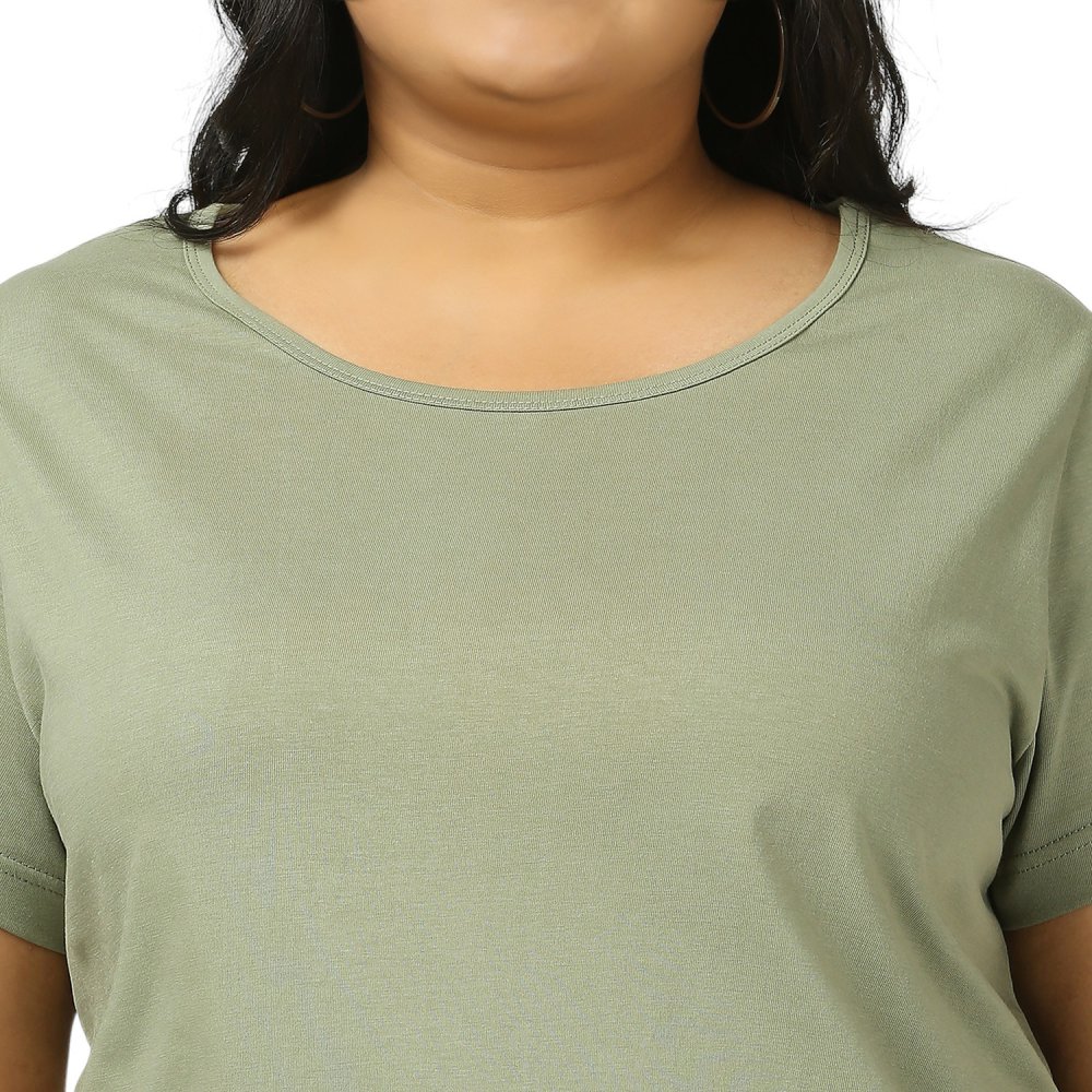 T-Shirt - Plain - Pista Green