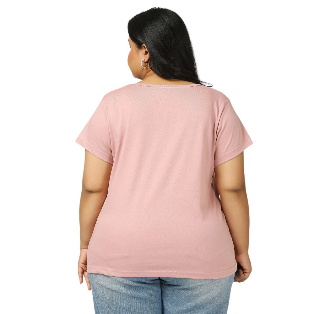 T-Shirt - Plain - Light Pink