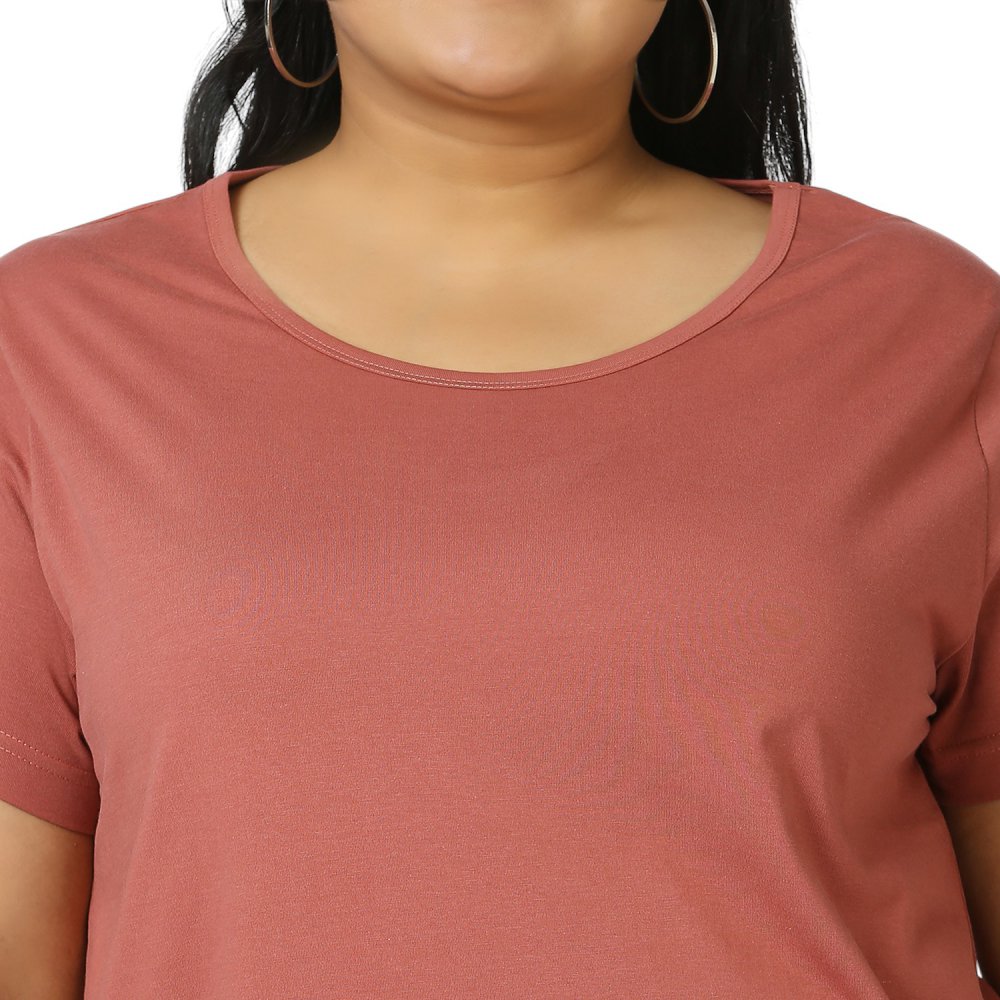 T-Shirt - Plain - Dark Pink