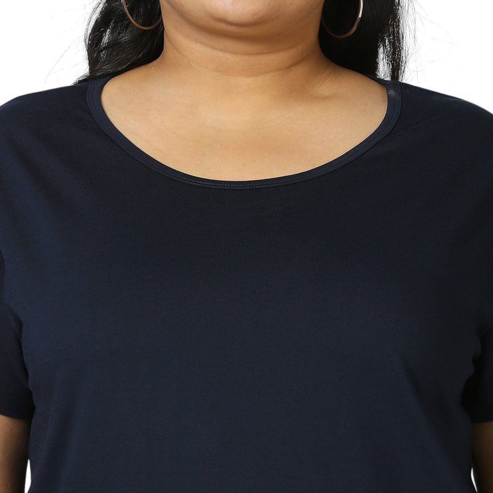 T-Shirt - Plain - Navy blue
