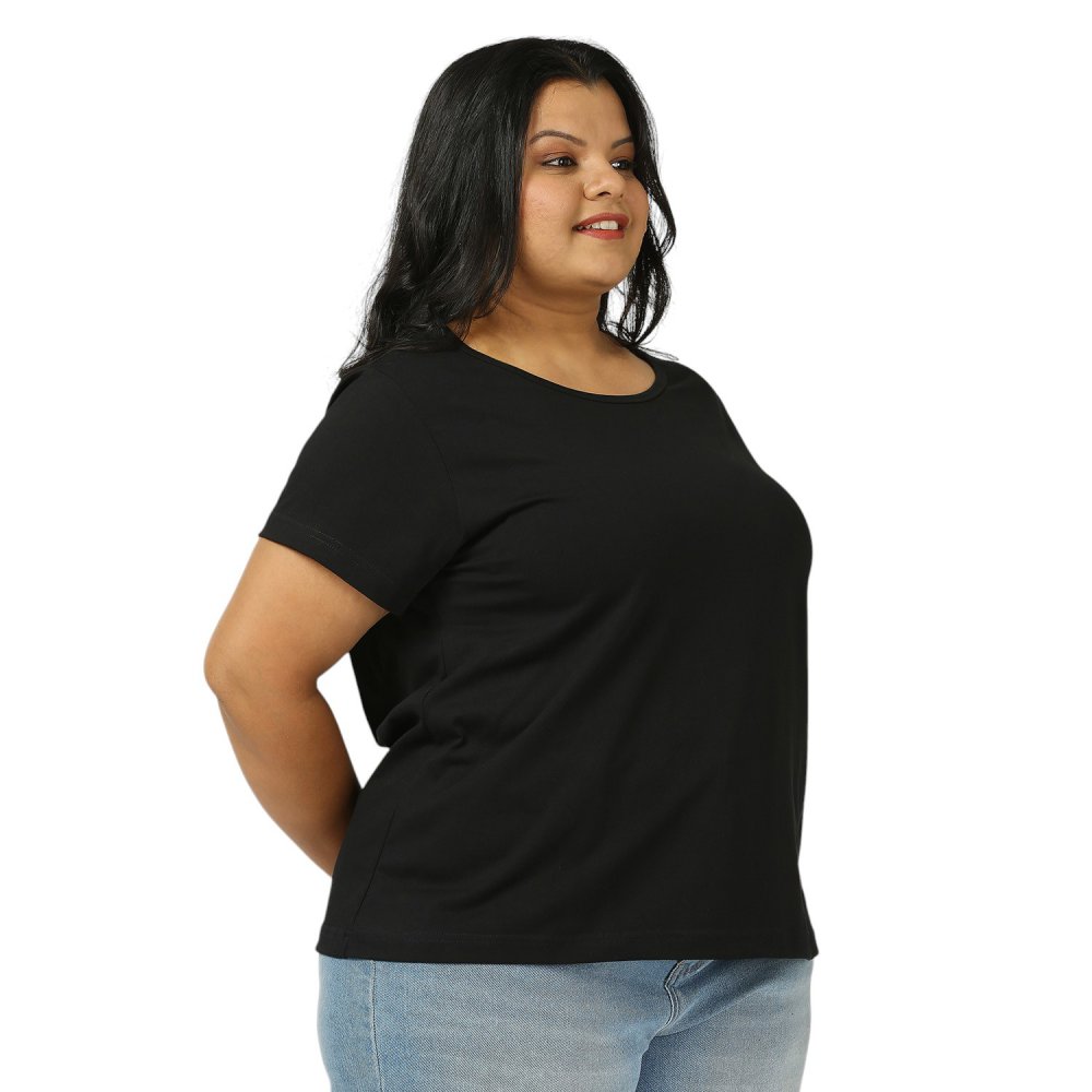 T-Shirt - Plain - Black