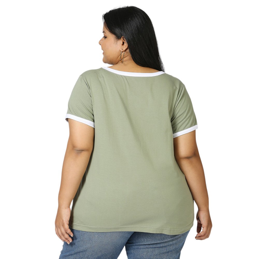 T-Shirt - Pocket - Light Green